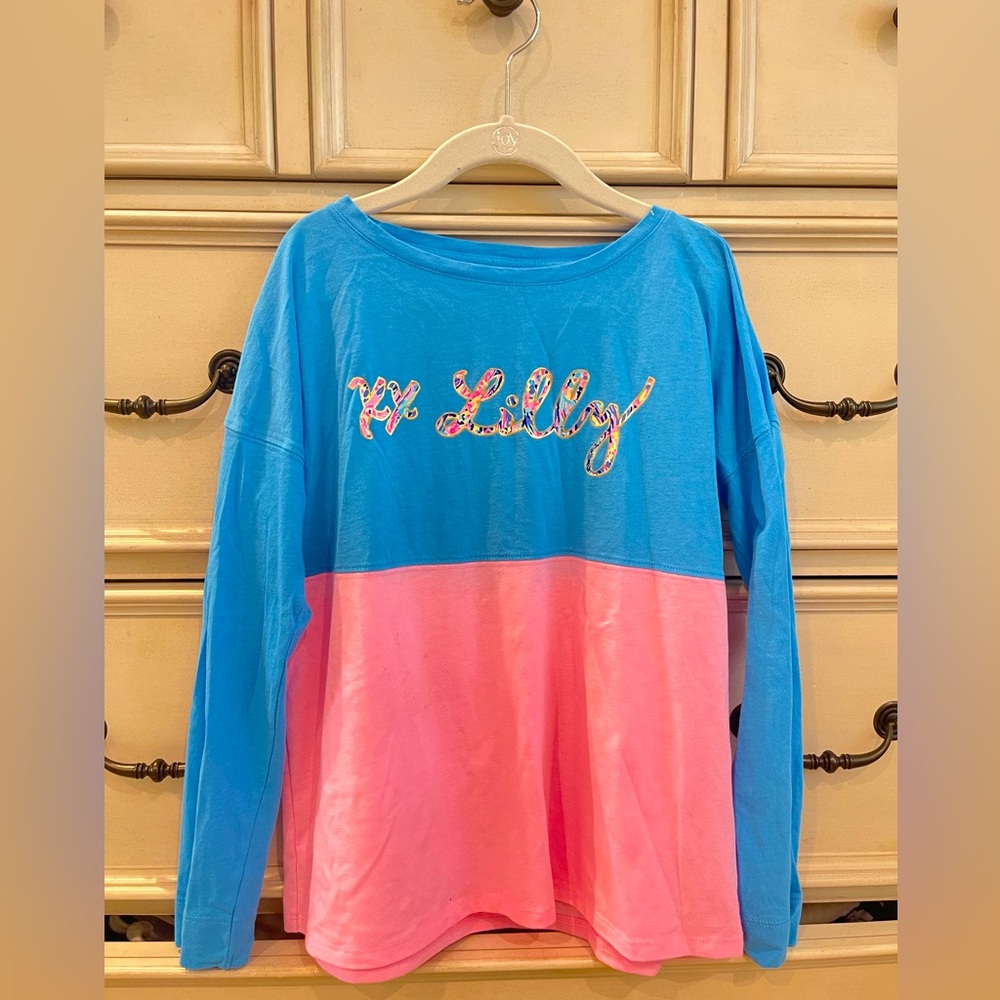 Girls Lily Pulitzer, long sleeve T-shirt size large